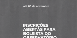 Inscrições abertas para bolsista do Observatório de Finanças Públicas